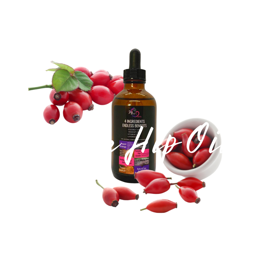 Rose hip oil for hair and skin care